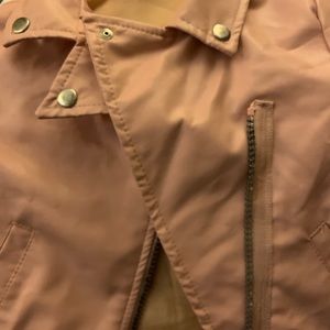 Cool leather looking toddler layer jacket